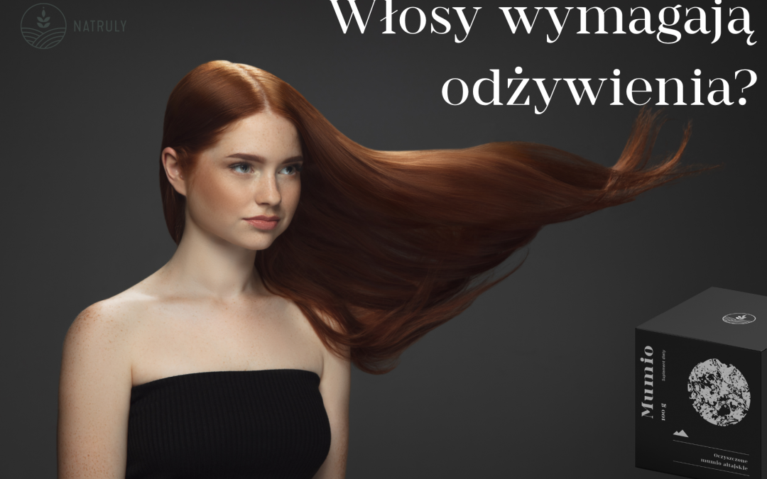 Oryginalne Mumio w masce odżywiającej włosy